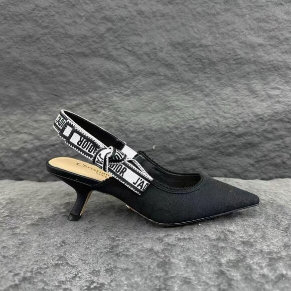 Dior J'Adior Black Slingback Pointed-Toe heels - Picture 5 of 5